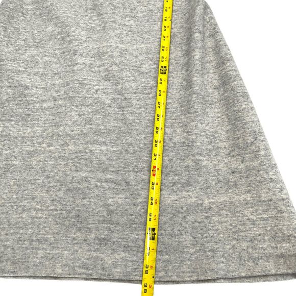 Anthropologie Leonor Silva Etain Dress Gray 3/4 Sleeves Lace Collar Women Large - Picture 16 of 16